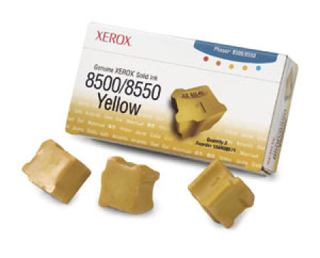 Vahaväri Xerox 108R00671 Phaser 8500/8550 keltaine 3kpl