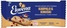 Elovena Karpalo ja Kinuski välipalakeksi