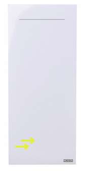 Desq valkotaulu 150x350 mm