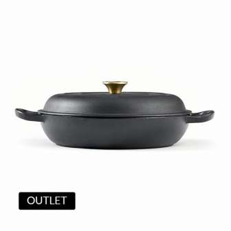 Valurautapannu 27x8 cm, musta