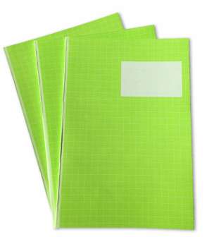 Värikäs kouluvihko A5/20 lime