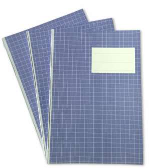 Värikäs kouluvihko A5/20 sininen