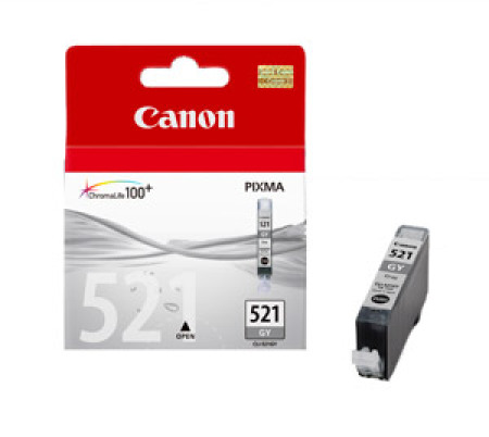 Värikasetti Canon CLI-521GY Pixma MP980/990 harmaa 19 ml