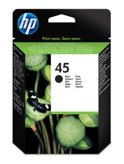 HP No 45 musta, 42ml
