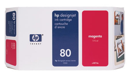 Värikasetti HP C4847A No.80 Designjet 1050C/1055CM magenta
