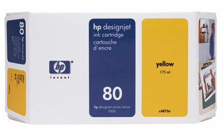 HP No 80 keltainen, 350ml