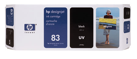 Värikasetti HP C4940A 83 UV DesignJet 5000/5500 musta