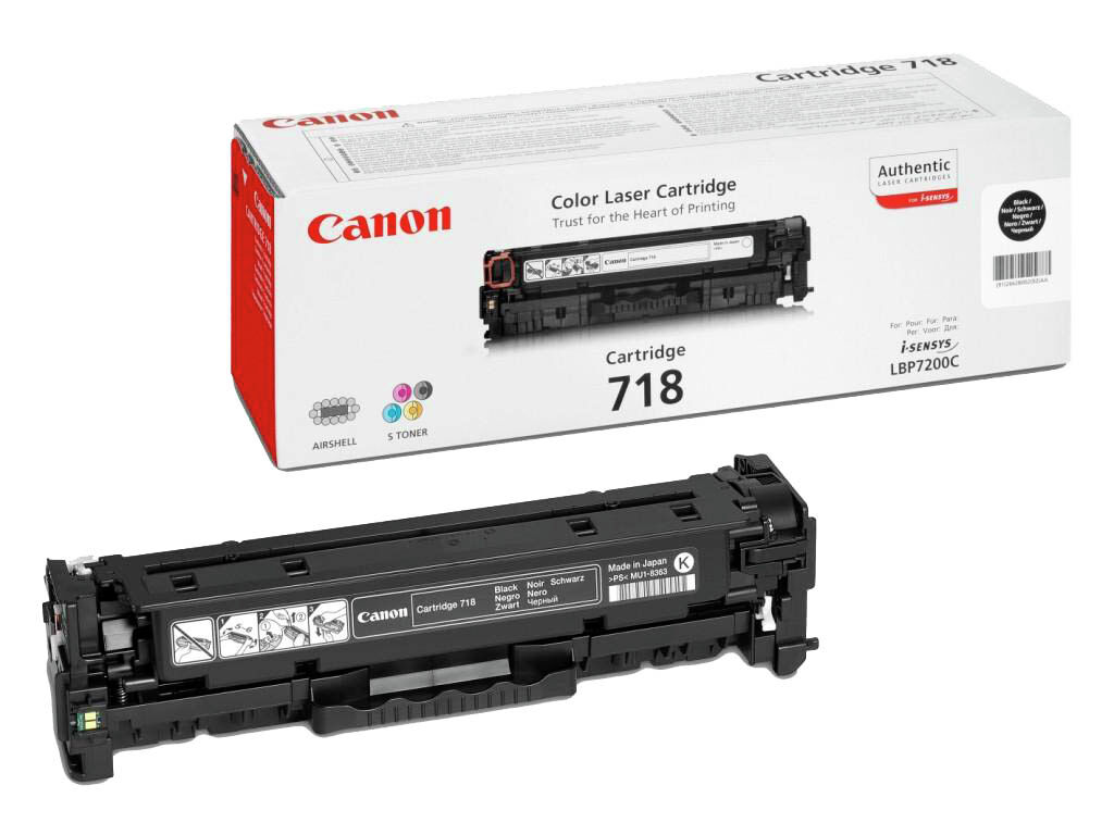 Canon 718 musta Värikasetti laser