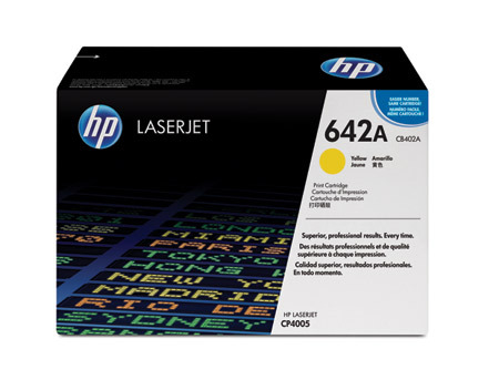 Värikasetti laser HP CB402A 642A CLJ CP4005 keltainen