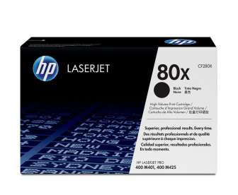 HP 80X musta CF280X