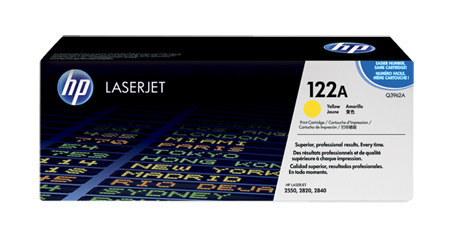 Värikasetti laser HP Q3962A 122A CLJ 2550/2800/2820 keltainen
