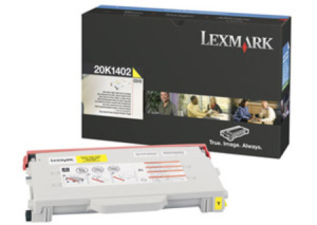 Värikasetti laser Lexmark 20K1402 C510 keltainen