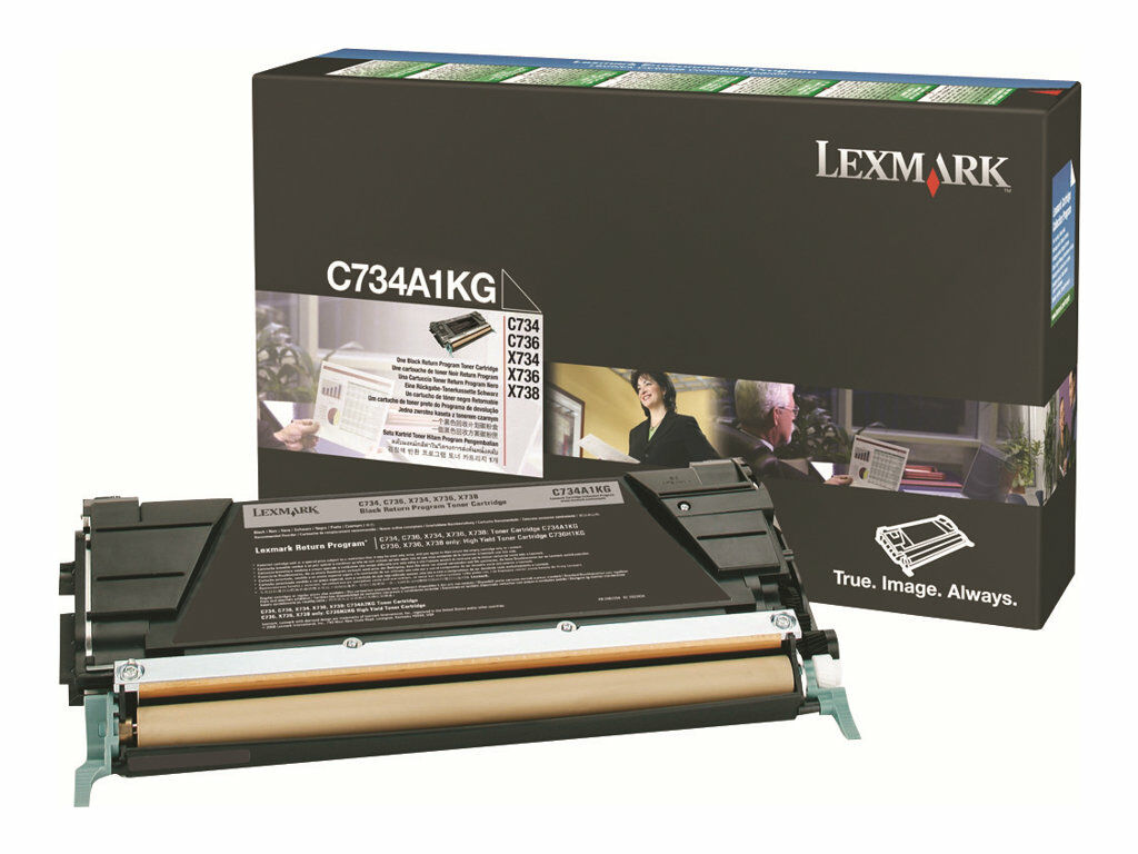 Lexmark C734/C736/X734 musta