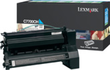 Värikasetti laser Lexmark C7700CH C770/C772/X772 cyan