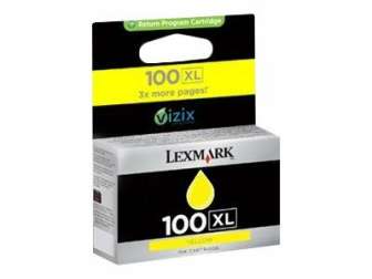 Lexmark no 100XL keltainen