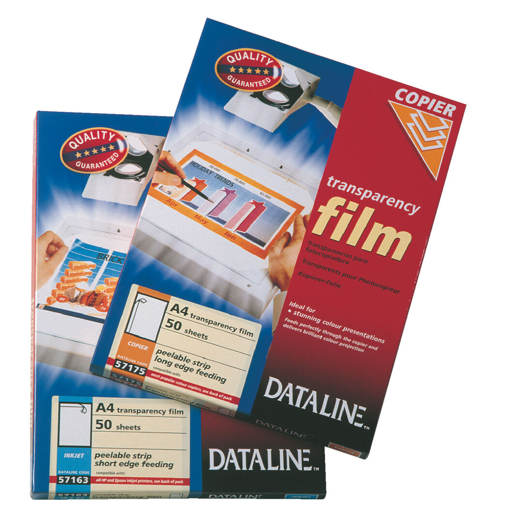 Värikopiokalvo tunnisten. PS 50 arkkia