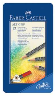 LOPPUVärikynä Faber-Castell Art Grip 12 kpl/ras