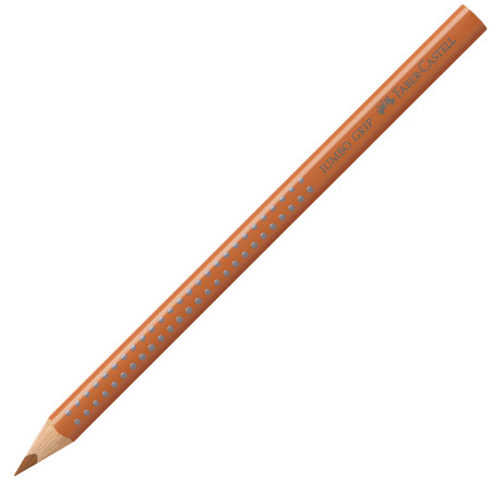 Värikynä Faber-Castell Grip Jumbo poltettuokra 12 kpl