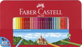 Värikynä Faber-Castell Metallirasiassa
