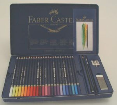 Faber-Castell värikynäpakkaus A.Duerer 36+vesiastia+sivellin
