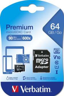 Verbatim Micro SDXC 64GB