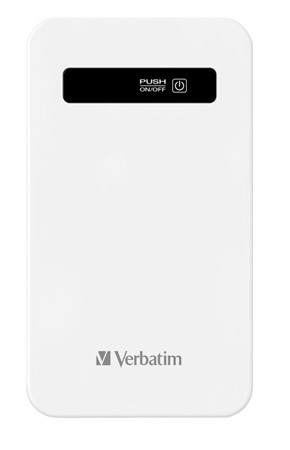 Verbatim Ultra Slim Power Pack kannettava laturi, valkoinen