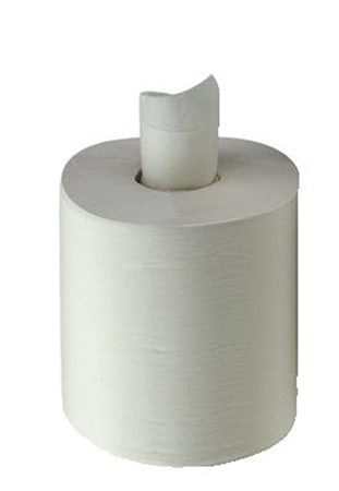 Tork Basic Vetopyyhe valkoinen 1-krs M2 750 ark/rll, 6 rll/s