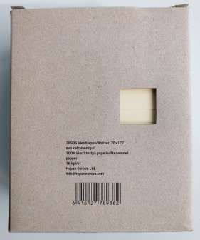 Viestilappu 76x127mm keltainen 100%
