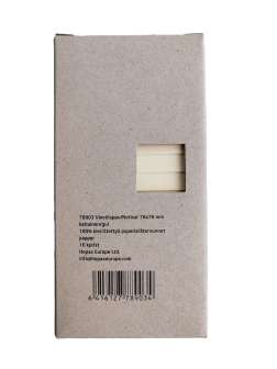 Viestilappu 76x76mm keltainen 100%