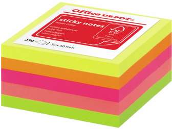 Office Depot viestilappu 250