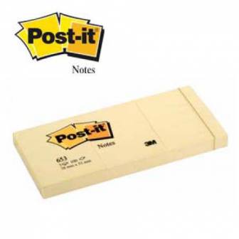 Viestilappu Post-it 653 38x51 mm keltainen 3 kpl/pak