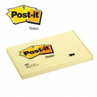 Viestilappu Post-it 655 76x127 mm keltainen