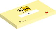 Post-it Canary Yellow 76x127mm.