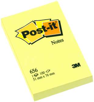 3M Post-it 656 viestilappuL