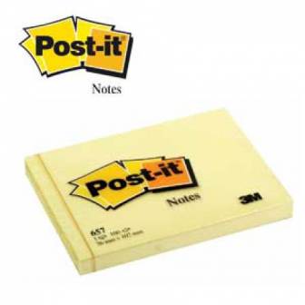 Viestilappu Post-it 657 76x102 mm keltainen