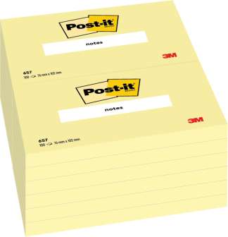 Post-it Canary Yellow 76x102mm