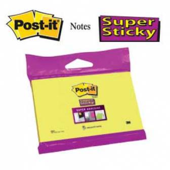Viestilappu Post-it 6830-S 76x127 mm kelt. Super Sticky