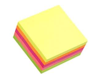 Viestilappukuutio 76x76mm NEON FSC