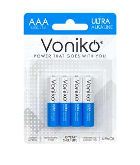 Voniko Ultra AAA/LR03 1,5V 1300mAh.