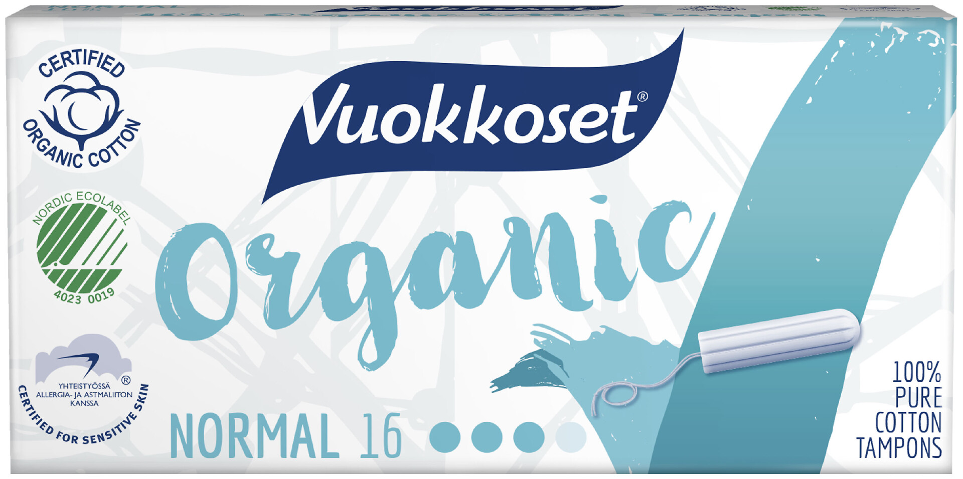 Vuokkoset Organic tamponi