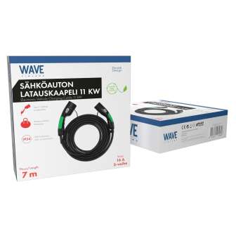 Wave EV 3-vaiheinen sähköauton lataus-