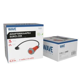 Wave EV adapterikaapeli Schuko