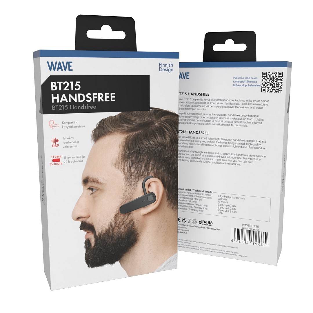 Wave handsfree BT-215 kuuloke