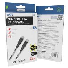 Wave punottu 100W USB Type-C.