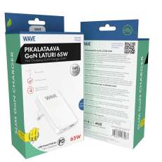 Wave slim 65W GaN-verkkolaturi
