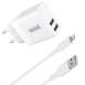Wave verkkolaturi 17W 2xUSB-A+