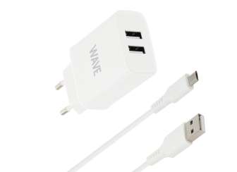 Wave verkkolaturi 2xUSB-A