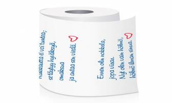 WC-paperi Lambi Rakkausrunot 6 rll/pkt, 4 pkt/sk