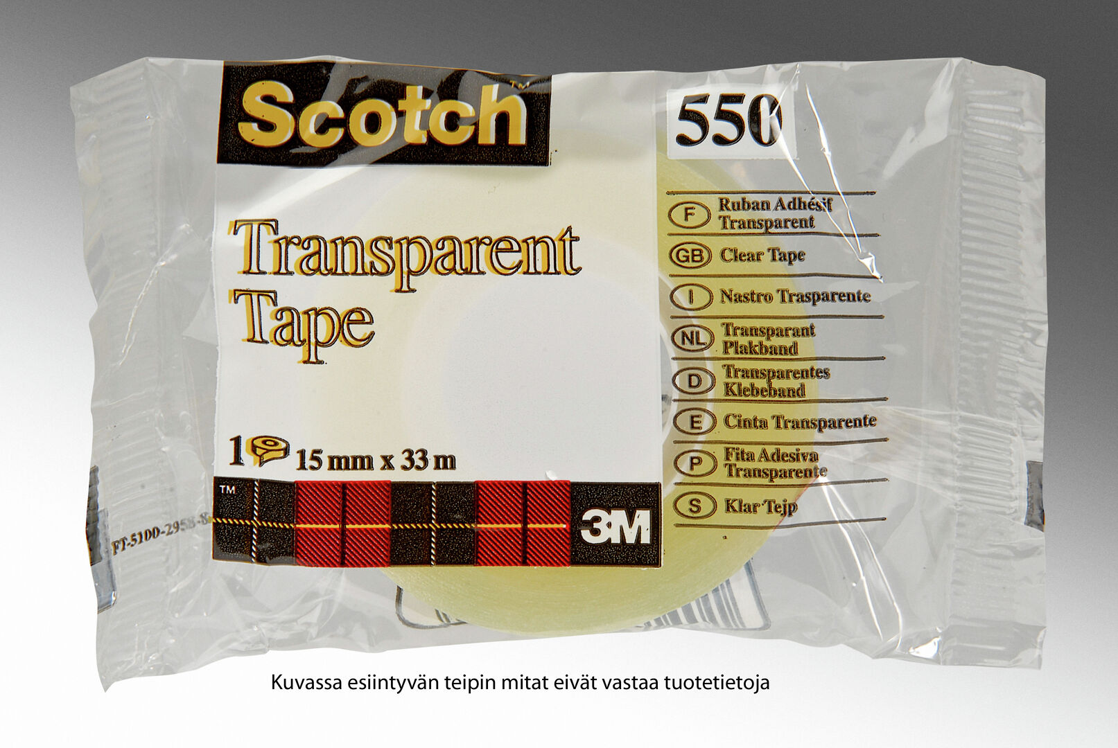 Scotch 550 teippi 12mm 66m